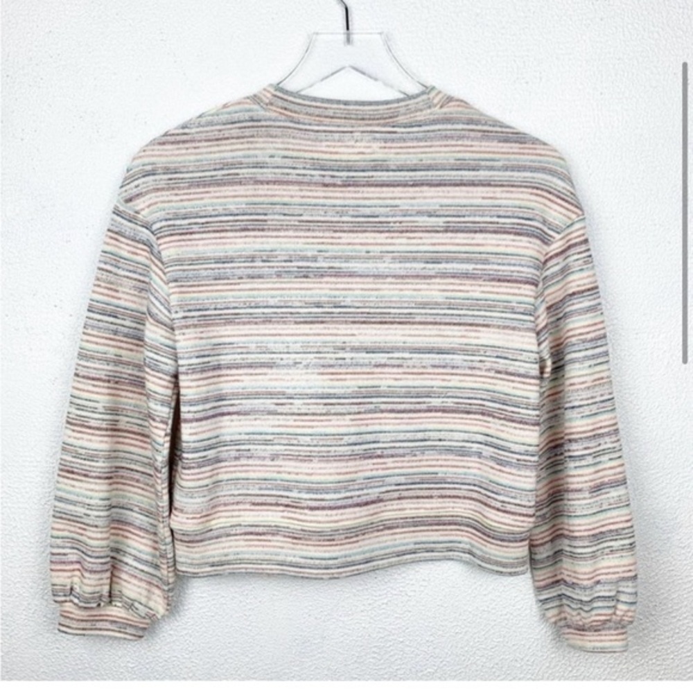 Madewell Bubble Knit Crop‎ Top - Picture 6 of 6